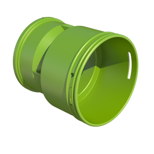 Raccord caisson optiflex pro pour conduit circulaire d90 - Aldes - 11095924