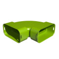 Coude horizontal optiflex pro pour conduit oblong 130x60 - Aldes - 11095958