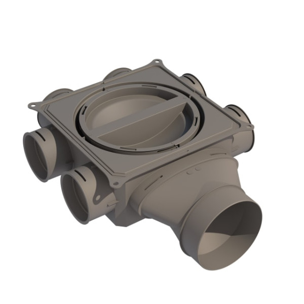 Caisson de répartition optiflex pro d.125 6 piquages - Aldes - 11095970