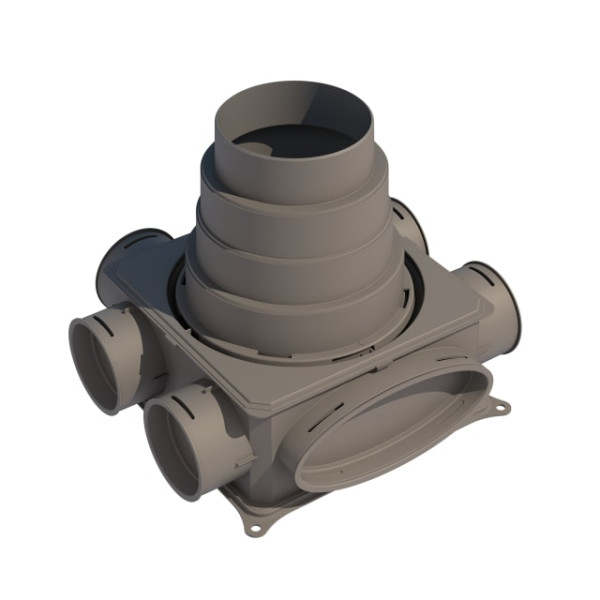 Caisson de répartition optiflex pro d.160 6 piquages - Aldes - 11095971