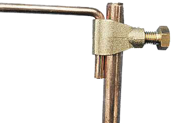 Connecteur de mise à la terre pour piquet d19 mm et conducteur 6 à 95mm² - Catu - TO31619