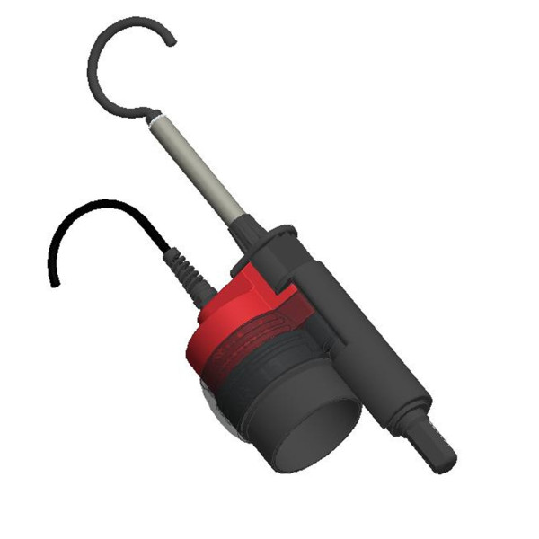 Détecteur de tension dc bipolaire 750-1500 v. Crochet. Plot contact rail. - Catu - ZVATDC7501500