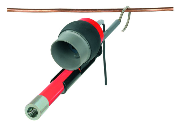 Détecteur de tension dc bipolaire, 750-3000 v. Crochet rond. Plot contact rail. - Catu - ZVATDCIND