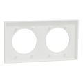 Odace origine - plaque de finition 2 postes - couleur blanc - Schneider Electric - S929704