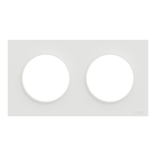 Odace origine - lot de 84 plaques de finition 2 postes - couleur blanc - Schneider Electric - S929704P