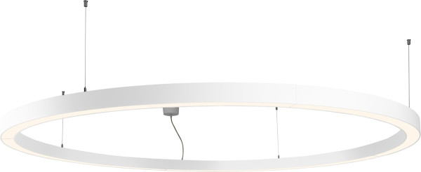 Suspensions nilo 1200mm 85w 9120lm opal blanc direct/indirect 830 version dali - Sylvania - 2050608