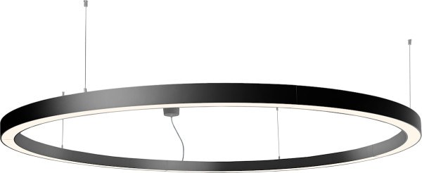 Suspensions nilo 1200mm 85w 9570lm opal noir direct/indirect 830 version dali - Sylvania - 2050610