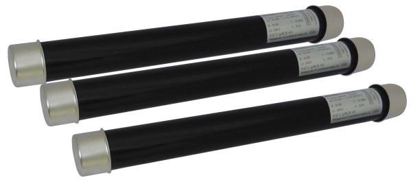 Ens. 3 fusibles hta 24kv 6,3a - Michaud - AA001