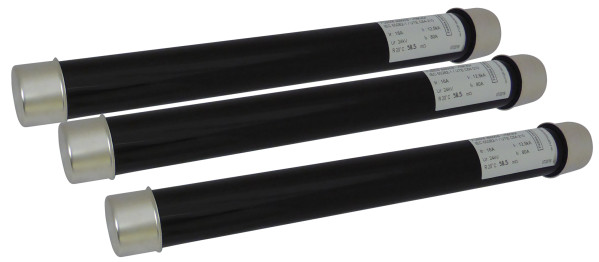 Ens. 3 fusibles hta 24 kv 16a - Michaud - AA002