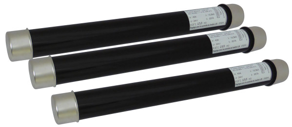 Ens. 3 fusibles hta 24kv 43a - Michaud - AA003