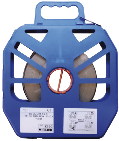 Devidoir 50 m feuillard inox 10x0.4 - Michaud - BC930
