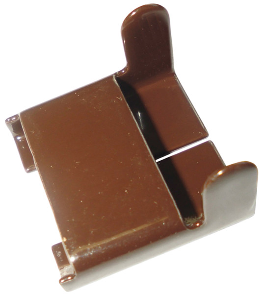 Lot de 100 chapes feuillard marron 20 mm - Michaud - BC955