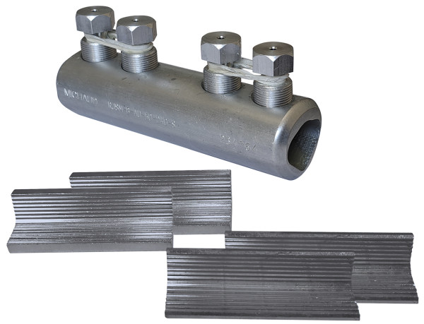 Raccord serrage méca. bt alu/cuivre 50-240 s - Michaud - BD003