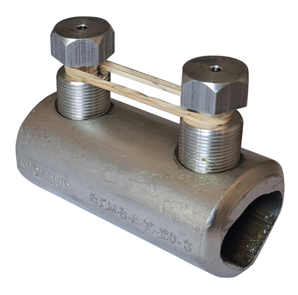 Raccord à serrage mécanique 95²-150² alu ou cuivre avec 2 vis. - Michaud - BD020