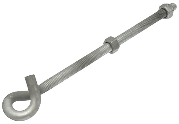 Crochet ancrage queue cochon 12x300 - Michaud - BR310