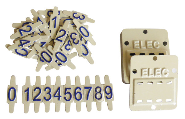 Lot de 10 plaques identification logement Michaud - Michaud - EE002