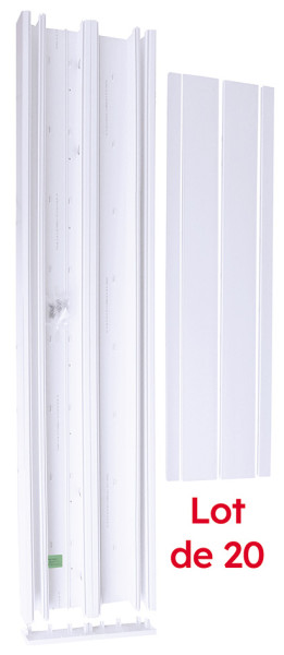 Michaud lot 20 goulottes gtl 2x13m lg 1,70 m - Michaud - FA004