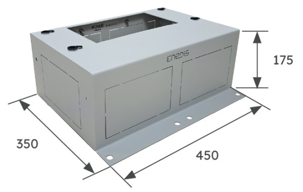 Socle de fixation irve pour parktotem sur caniveau - 6910199 - Michaud - GE045