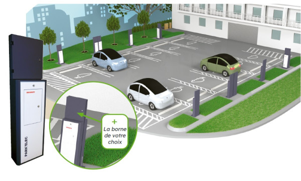 Parktotem IRVE modèle START équipement de base - Michaud - GE046