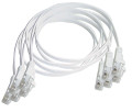 Lot de 5 cordons plats Michaud RJ45 FTP longueur 0,2 m - Michaud - Q165 Lot de 5 cordons plats Michaud RJ45 FTP longueur 0,2 m - Michaud - Q165