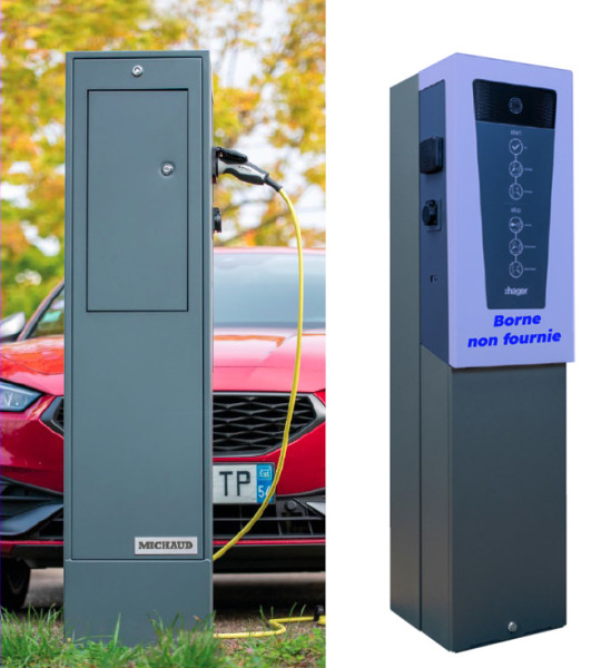 Totem public 2x22kva a equiper - Michaud - GE202