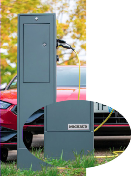 Socle scellement totem public - Michaud - GE203