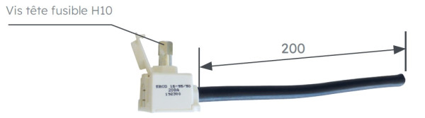 Trousse de 4 ebcd 16-95/50 (3 noirs +1 bleu) - Michaud - HB003