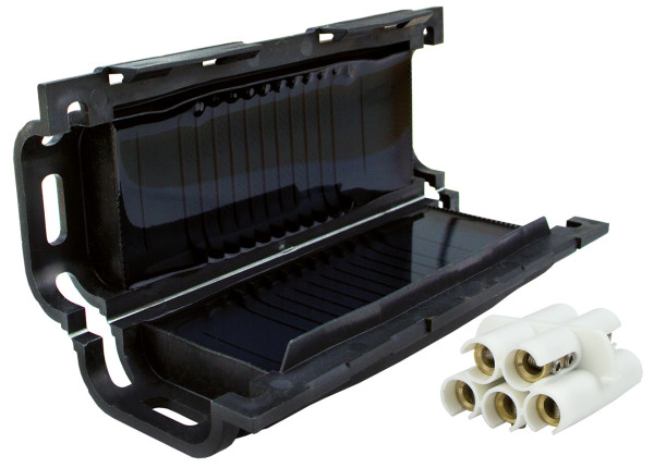 Boîte gel jonction 5x16mm² livrée avec connecteur. - Michaud - HC006