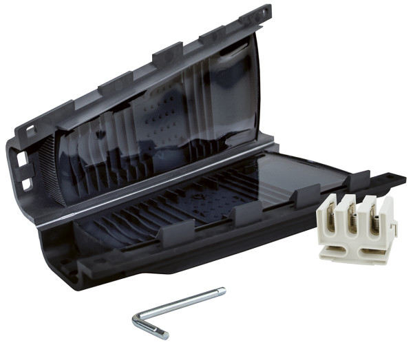 Boîte gel jonction + dérivation 5x6mm² livrée avec 5 connecteurs. - Michaud - HC009