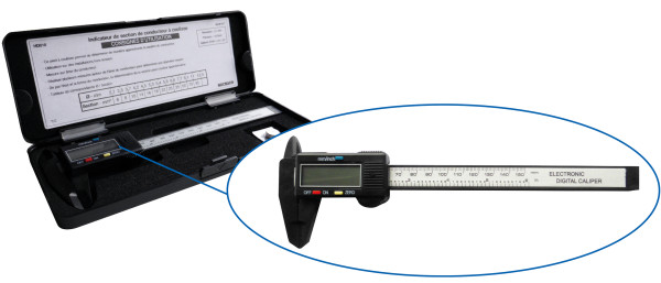 Indicateur de section de câble/barres à coulisse - 6902417 - Michaud - HD010