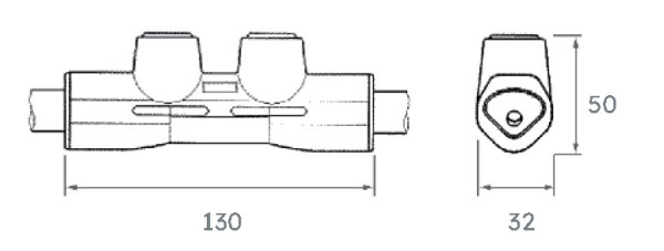 Manchon préisolé à serrage mécanique Michaud pour section 25 à 95 - Michaud - K189