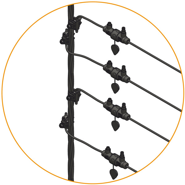 Pack colonne provisoire tri 35²-70² - Michaud - K550