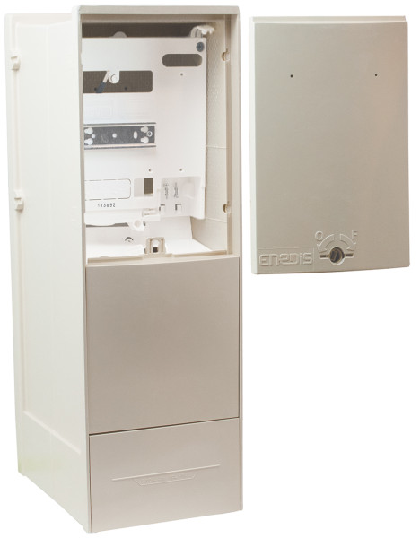 Ens. 2 bornes cibe dos a dos type 2 - Michaud - N170