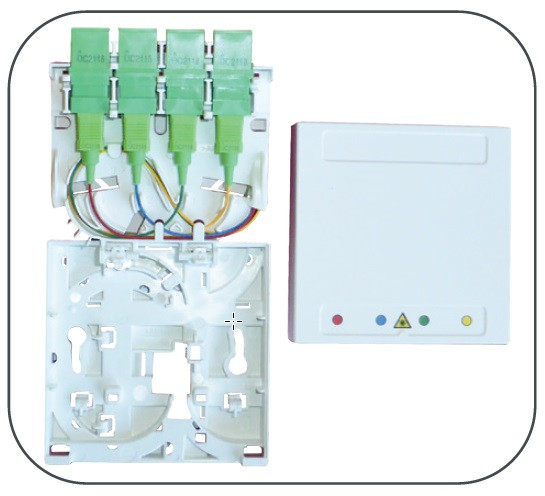 Disposition de Terminaison Intérieure optique - 4 FO Equipé - Michaud - N222