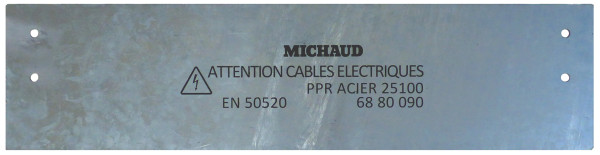 Plaque de Protection Réseau Électrique en Acier - Sécurité et Durabilité - Michaud - Michaud - N760
