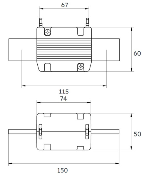 Cartouche fusible t2 e115 mm 250a - Michaud - P522
