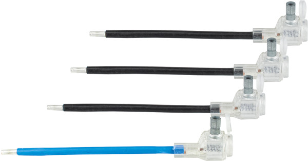 Sachet de 4 embouts à perforation d'isolant Michaud - L190mm - 3 noirs + 1 bleu - Michaud - P650 Sachet de 4 embouts à perforation d'isolant Michaud - L190mm - 3 noirs + 1 bleu - Michaud - P650