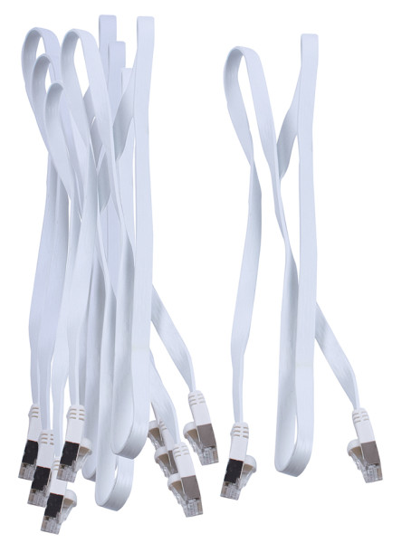 Lot 5 cordons plat rj45 ftp lg 1m - Michaud - Q167