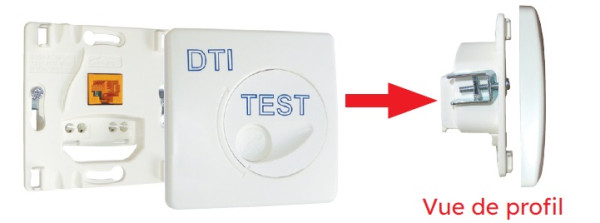 DTI RJ45 G2 Michaud encastrable - Michaud - Q170