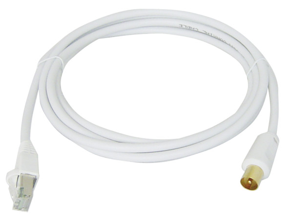 Cordon de Liaison RJ45 et Fiche IEC TV Michaud - Grade 3 TV - Michaud - Q244 Cordon de Liaison RJ45 et Fiche IEC TV Michaud - Grade 3 TV - Michaud - Q244