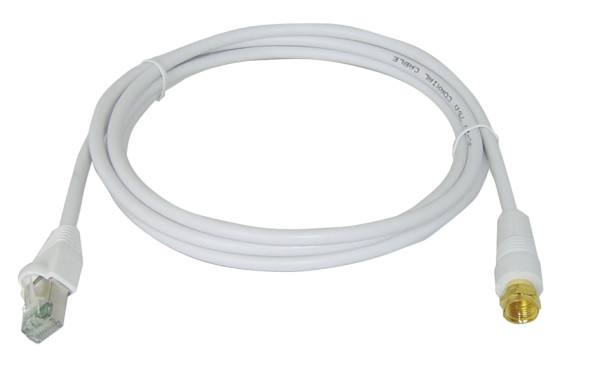 Cordon rj45/fiche f tv sat lg 2m - Michaud - Q296