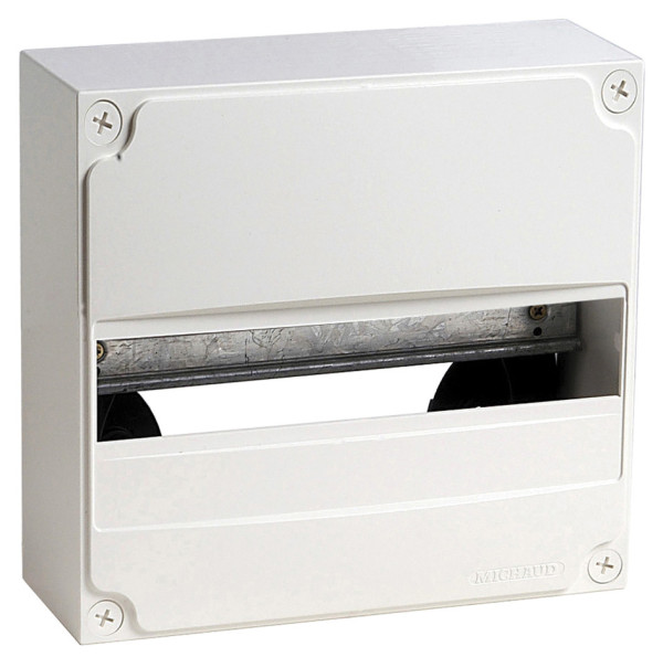 Tableau électrique de répartition modulaire Michaud 13 modules 1 rangée - Michaud - Q310 Tableau électrique de répartition modulaire Michaud 13 modules 1 rangée - Michaud - Q310