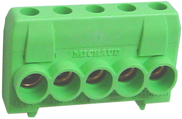 Bornier terre 4x(1,5-16) + 1x(6-25) - Michaud - Q317