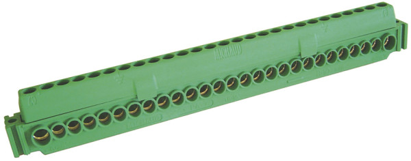 Bornier de terre IP2X Michaud 27 entrées/sorties  - Michaud - Q349