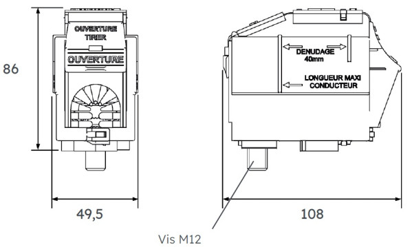 Module remic reseau rrd 50-240 - Michaud - Q603