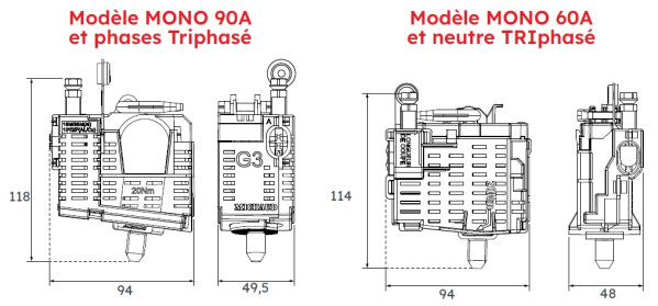 Mod. remic branch. fusible tri rbpt - Michaud - Q606