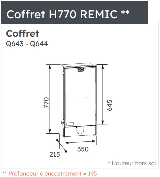 Coffret s20 simple remic sur boitier - Michaud - Q643