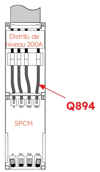 Lot de 4 liaisons Michaud pour raccordement SPCM-distributeur - Michaud - Q894