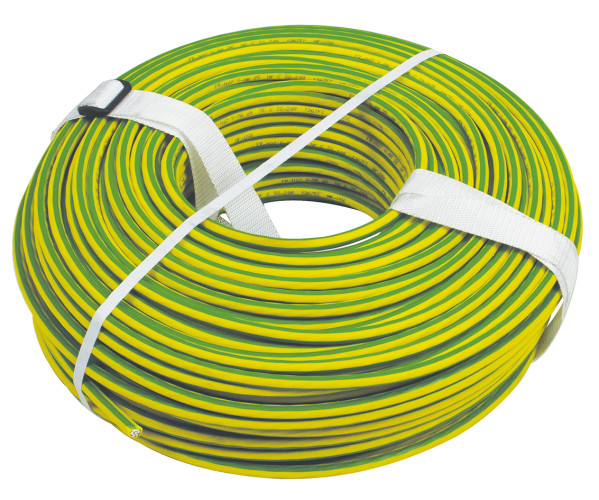 Fil électrique rigide en aluminium Michaud FR-N07V-A-R câble de terre 25 mm² couronne de 100m - Michaud - Q984 Fil électrique rigide en aluminium Michaud FR-N07V-A-R câble de terre 25 mm² couronne de 100m - Michaud - Q984