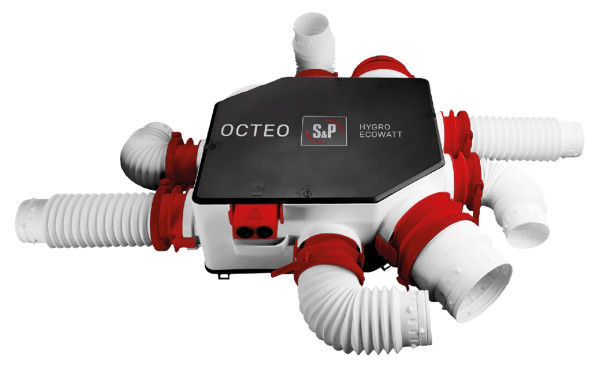 Vmc S&P Unelvent hygro ecowatt pour logement (neuf/rénov/remplacement) jusqu'à 6 sanitaires - S&P France - 607800